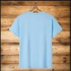 Çocuk Mavi Pamuklu Baskili T-shirt